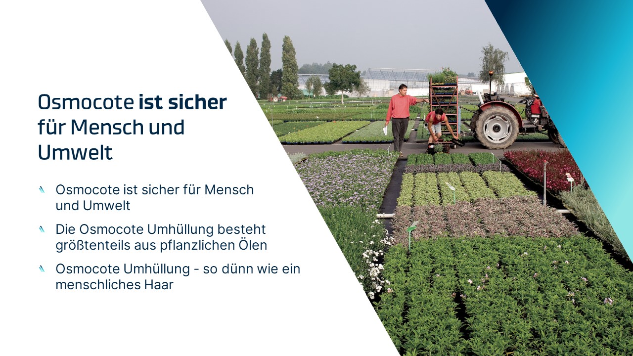 Die neuste Generation Osmocote Dauerdünger