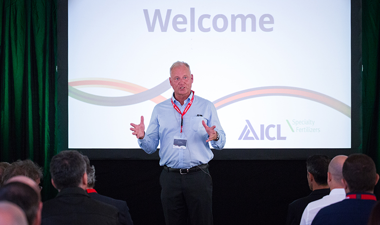 A warm welcome! Fred Bosch, Senior Vice President of ICL Specialty Fertilizers Europe & Asia Pacific