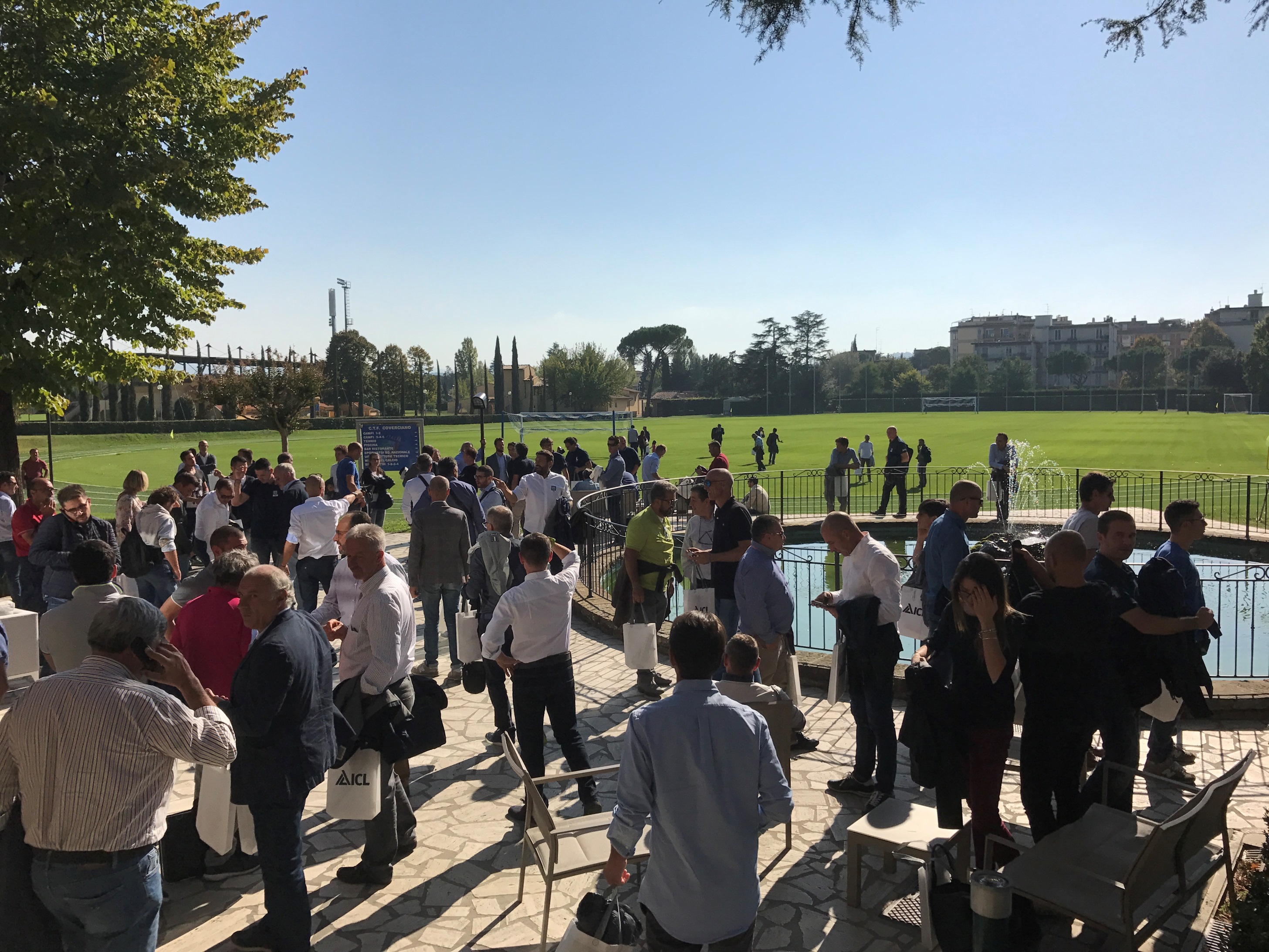 Subito dopo il pranzo, pronti per le visite in campo