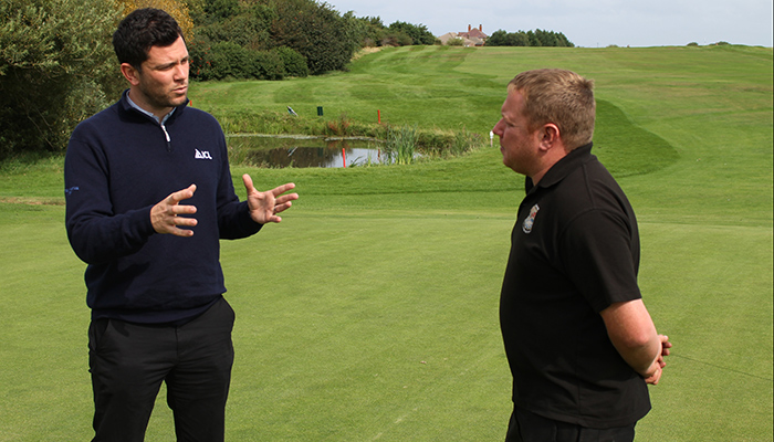 Greenmaster Pro-Lite aids recovery at Blackpool North Shore Golf Club Phil and Andy discuss an integrated management approach.