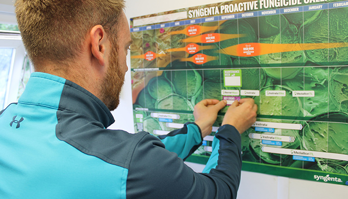 Syngenta Proactive Fungicide Planner Robert uses the recently launched planner to help map out the months ahead